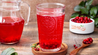 Компот из брусники